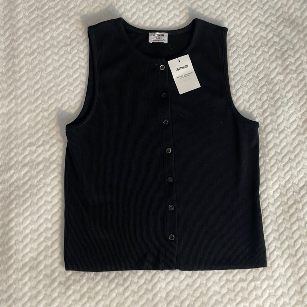 Cotton On Bobbi Button Through Tank